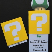 6 Invitations Anniversaire Super Mario Bros - Article et